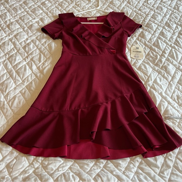 Altar’d state size Xs maroon dress- NWT - Picture 2 of 5
